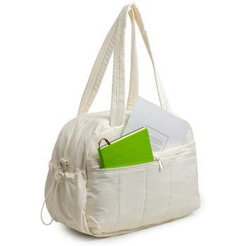 Ταξιδιωτική τσάντα ντουφέλ με θήκη για παπούτσια και νεσεσέρ (20–35L, νάιλον, αστικός μινιμαλιστικός στυλ)