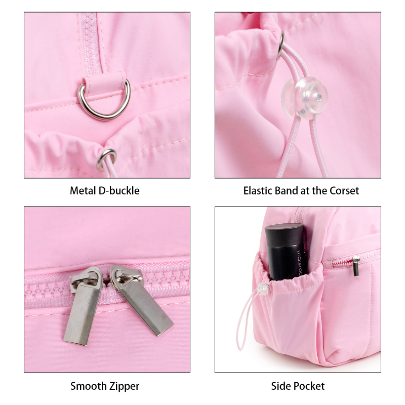 Geantă de călătorie duffel cu compartiment pentru pantofi și geantă de toaletă (20–35L, nylon, stil urban simplu)