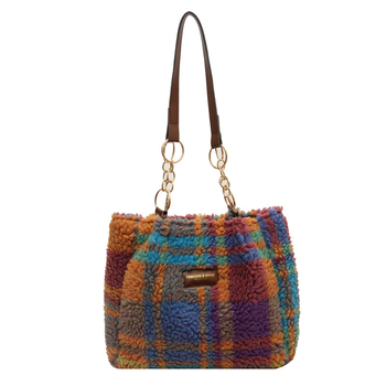 Γυναικεία tote τσάντα από μαλακό ύφασμα, street style, κλείσιμο με φερμουάρ, οριζόντιο τετράγωνο σχήμα, εσωτερική θήκη για κινητό, πολυεστερική επένδυση, με ενδιάμεσο στρώμα