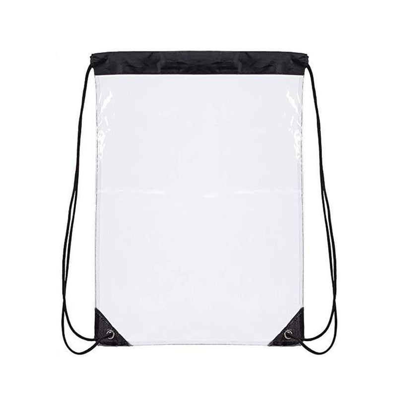 Caurskatāms PVC mugursoma ar auklu – ūdensizturīga āra ceļojumu soma, kurpju soma (Zīmols: Xinhe Packaging; Izcelsme: Wenzhou; Mērķis: Dāvanu iepakojums)