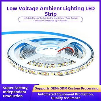 LED лента 2835, гъвкава платка без корпус, вход 12–24V, 120 LED, 120° лъч, 10W, без димер