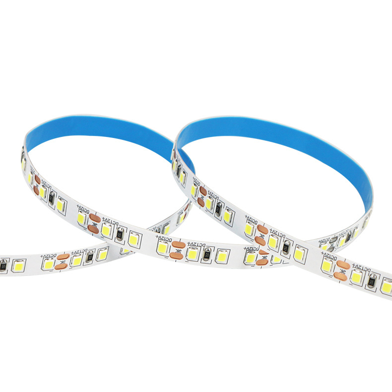 LED лента 2835, гъвкава платка без корпус, вход 12–24V, 120 LED, 120° лъч, 10W, без димер