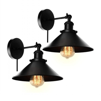 Λαμπτήρας τοίχου LED, σκιά από σίδηρο, 110V, πιστοποίηση CE