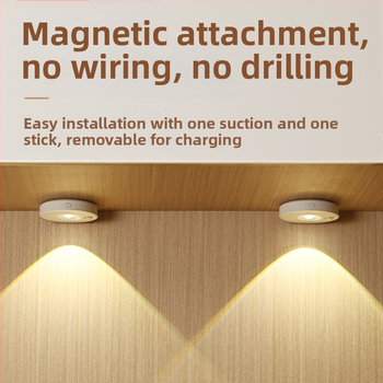 LED прожектор с дистанционно управление, зареждаема лампа с магнитно самозалепване за витрина на винен шкаф