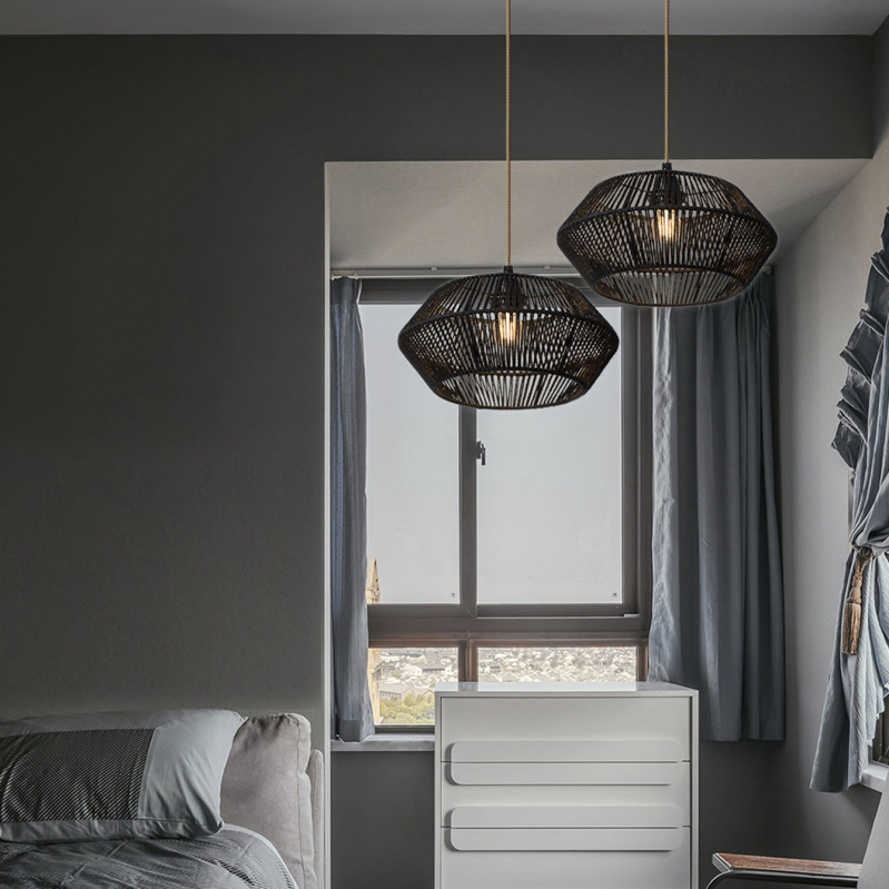 Κρεμαστό σκιά λαμπτήρα από χαρτί, μοντέλο XH24-381, υλικό: χαρτί, πάχος 5 mm, κατάλληλο για υπνοδωμάτιο, είσοδο, εστιατόριο, μπαρ, καφέ και ξενοδοχείο.