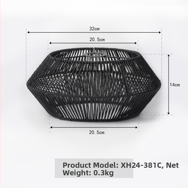Κρεμαστό σκιά λαμπτήρα από χαρτί, μοντέλο XH24-381, υλικό: χαρτί, πάχος 5 mm, κατάλληλο για υπνοδωμάτιο, είσοδο, εστιατόριο, μπαρ, καφέ και ξενοδοχείο.