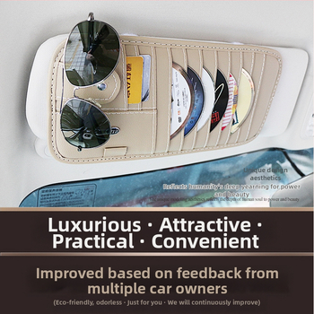 Τσαντάκι αποθήκευσης αυτοκινήτου με θήκη CD και θήκη καρτών – Linda, σετ 9 τεμαχίων