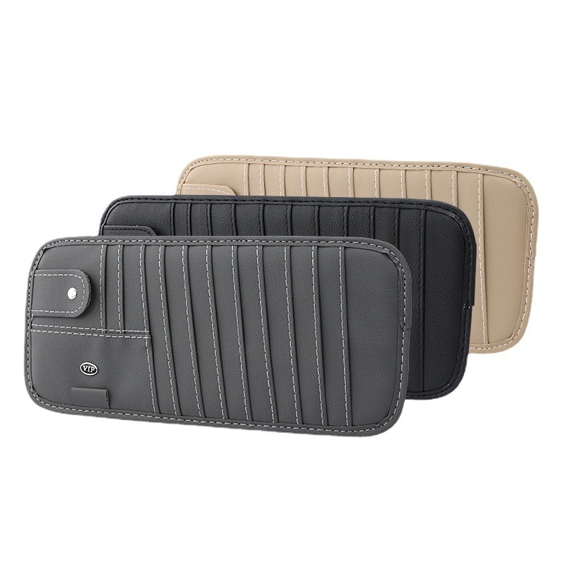 Τσαντάκι αποθήκευσης αυτοκινήτου με θήκη CD και θήκη καρτών – Linda, σετ 9 τεμαχίων