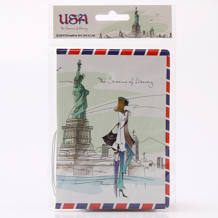 Pasių dėklas - 3D reljefinė sintetinė oda, vertikalus kvadratas, dangtelio atidarymas, 1 sulenkimas piniginei, ID/paso skyriaus