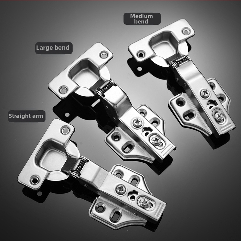 Двухстъпков демпфериращ панти за врати на шкафове и гардероби, Baosteel hemp fabric, електроплакиран завършек