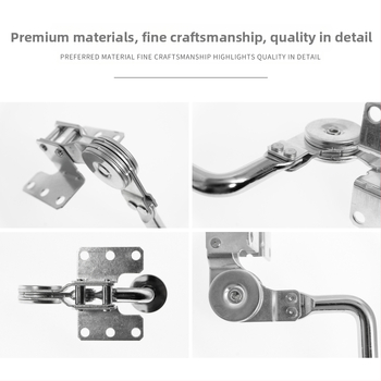 Διπλή άρθρωση προσκέφαλου για καναπέ, μοντέλο JBG-55, σίδηρος, γαλβανισμένος εξοπλισμός, λειτουργικός καναπές, μοντέρνο μινιμαλιστικό στυλ