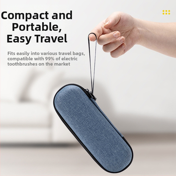Θήκη αποθήκευσης ηλεκτρικής οδοντόβουρτσας EVA – ανθεκτική σε κραδασμούς, σε πτώσεις, σε γρατζουνιές, αδιάβροχη, κατάλληλη για ταξίδια και οικιακή χρήση