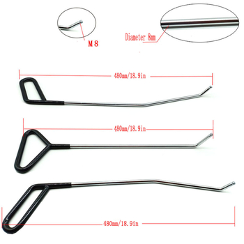 Инструмент за ремонт на вдлънатини по автомобил с горна кука и сменяема глава (ремонт на ламарина, горна кука, сменяема глава)