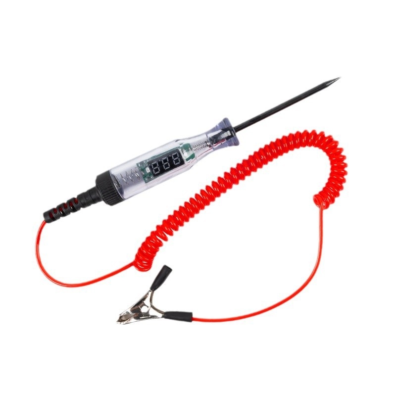 Πενάκι δοκιμής τάσης αυτοκινήτου – 12V/24V/48V, (εύρος 3–120V, ακρίβεια ±1V), επαγγελματική χρήση