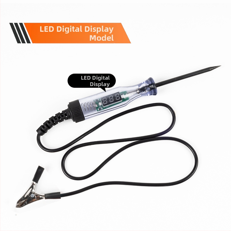 Πενάκι δοκιμής τάσης αυτοκινήτου – 12V/24V/48V, (εύρος 3–120V, ακρίβεια ±1V), επαγγελματική χρήση