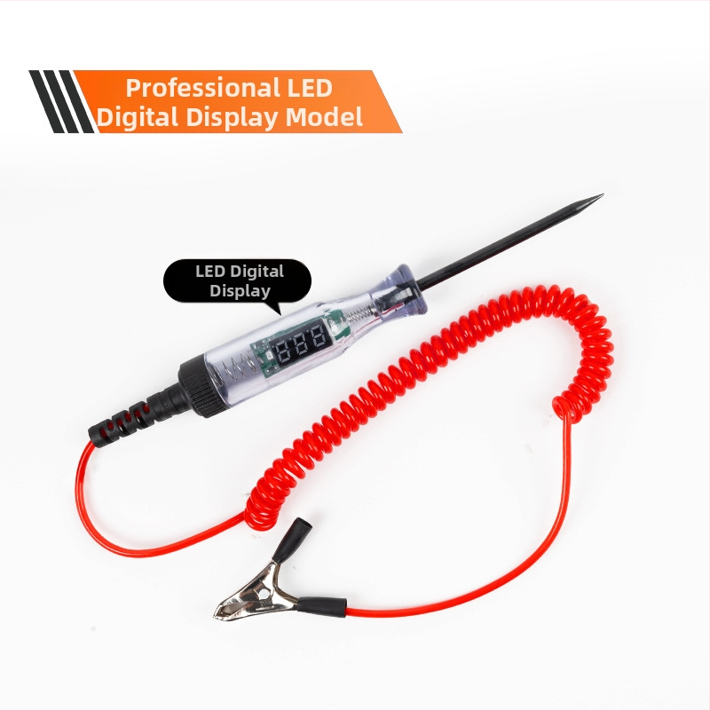 Πενάκι δοκιμής τάσης αυτοκινήτου – 12V/24V/48V, (εύρος 3–120V, ακρίβεια ±1V), επαγγελματική χρήση