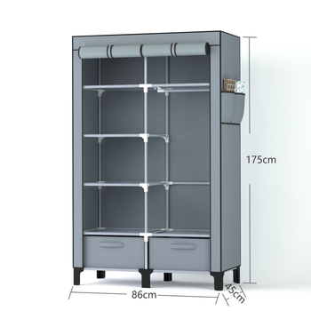 Гардероб Omega – японски стил, от желязо, модел DJ10195 – двойна врата, 2023.