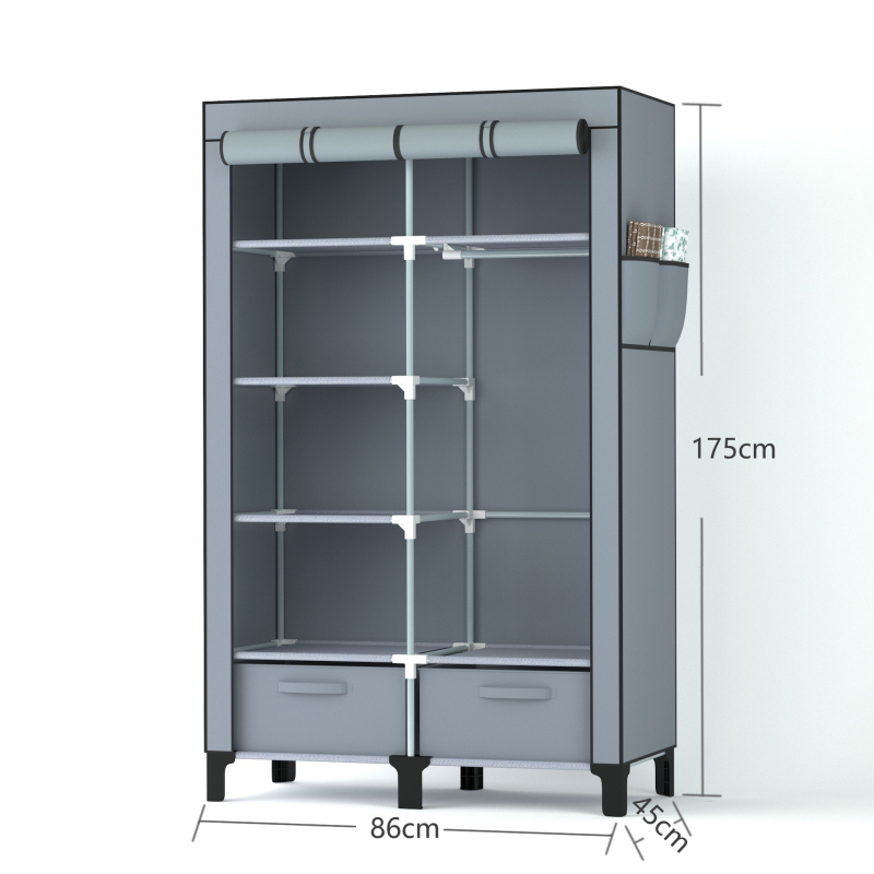 Гардероб Omega – японски стил, от желязо, модел DJ10195 – двойна врата, 2023.