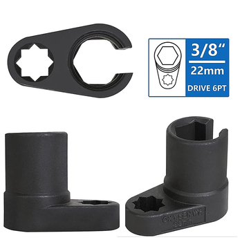 Σετ απομάκρυνσης μανσέτας αισθητήρα οξυγόνου, 5 τεμάχια, κράμα, για επισκευές αυτοκινήτων, μάρκα Happy Reunion, βάρος 0.85