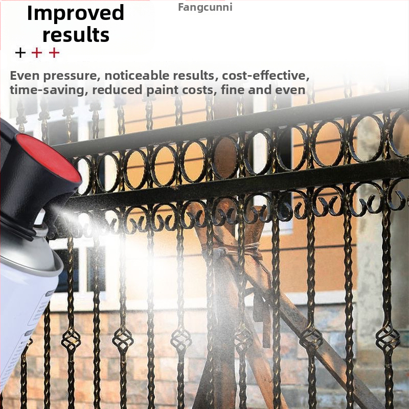 Портативен инструмент за пръскане на боя с дръжка, резервоар за пръскане и дюза — 5 ключови спецификации: максимално налягане на пръскане, максимален поток на пръскане, най-добра дистанция на пръскане, ширина на пръскане, общо тегло