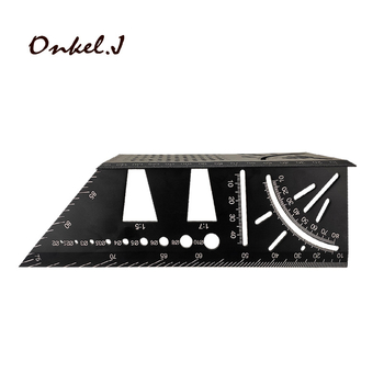 Πολυλειτουργικός γωνιόμετρο από κράμα αλουμινίου (Μάρκα: Onkel.J; Υλικό: κράμα αλουμινίου; Τύπος μετρητή: γωνιόμετρο)