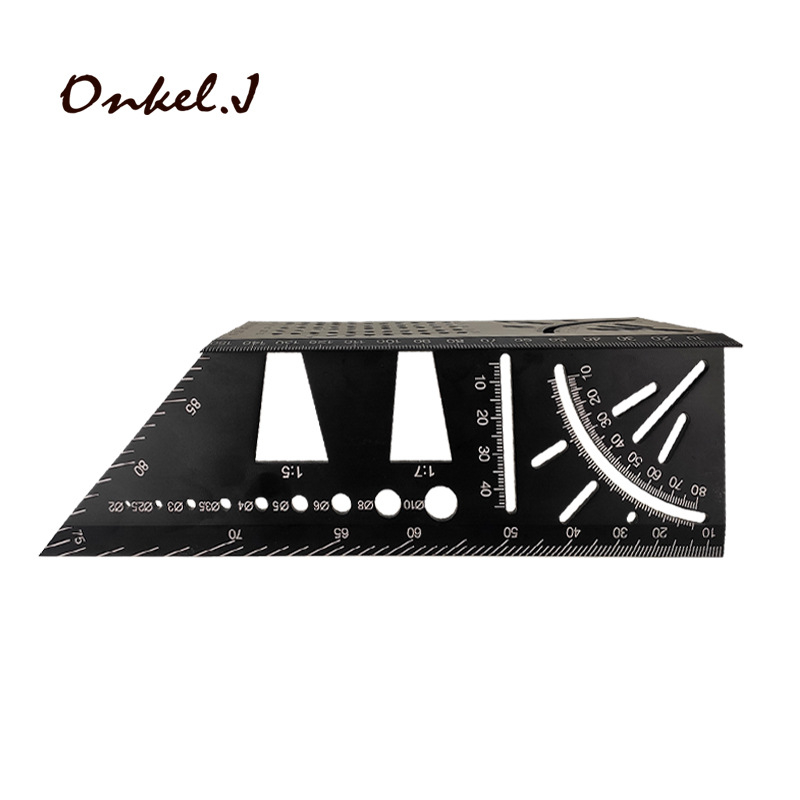 Πολυλειτουργικός γωνιόμετρο από κράμα αλουμινίου (Μάρκα: Onkel.J; Υλικό: κράμα αλουμινίου; Τύπος μετρητή: γωνιόμετρο)