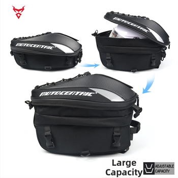 MOTOCENTRIC Knight Pack Τσάντα κράνους μοτοσικλέτας – Μεγάλης χωρητικότητας, Oxford ύφασμα, Δυνατότητα προσαρμογής