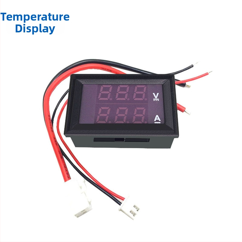 ZY LED DC измервател на напрежение и ток с двойен дисплей (DC 7–100 V, 10/50/100 A)