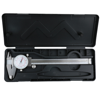 JAVIER Vernier matavimo kalipras iš nerūdijančio plieno, dvigubo adatos dizainas, metrinė ir colinė skalė, 0-150-200-300 mm diapazonas, raiška 0.01 in