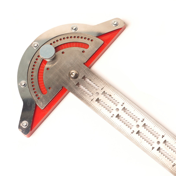 Дърводелски измервател за ръб и ъгъл — неръждаема стомана, за дървообработване, марка Yunbei