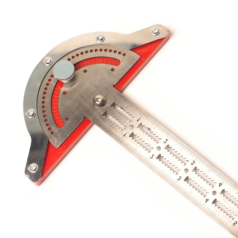 Дърводелски измервател за ръб и ъгъл — неръждаема стомана, за дървообработване, марка Yunbei