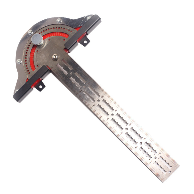 Дърводелски измервател за ръб и ъгъл — неръждаема стомана, за дървообработване, марка Yunbei