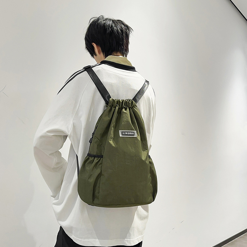 Найлонова раница, голям капацитет 20-35 л, ултралека и дишаща, разделение за сухи и мокри вещи, съвместима с 11-инчов лаптоп