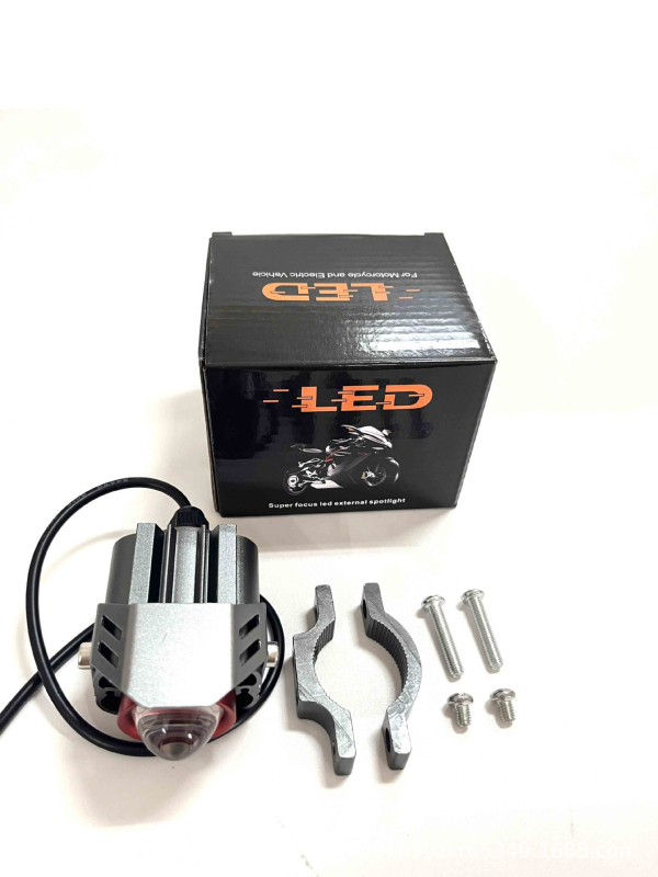 Φακός LED μοτοσικλέτας, 40W, 5000+ lm, 12–80V, αεροπορικό αλουμίνιο περίβλημα, μοντέλο T12