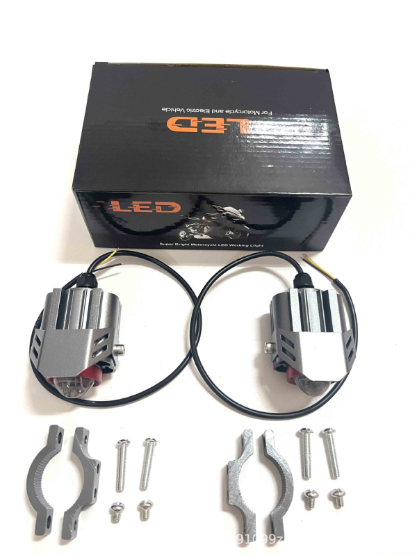 Φακός LED μοτοσικλέτας, 40W, 5000+ lm, 12–80V, αεροπορικό αλουμίνιο περίβλημα, μοντέλο T12