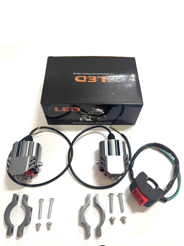 Φακός LED μοτοσικλέτας, 40W, 5000+ lm, 12–80V, αεροπορικό αλουμίνιο περίβλημα, μοντέλο T12