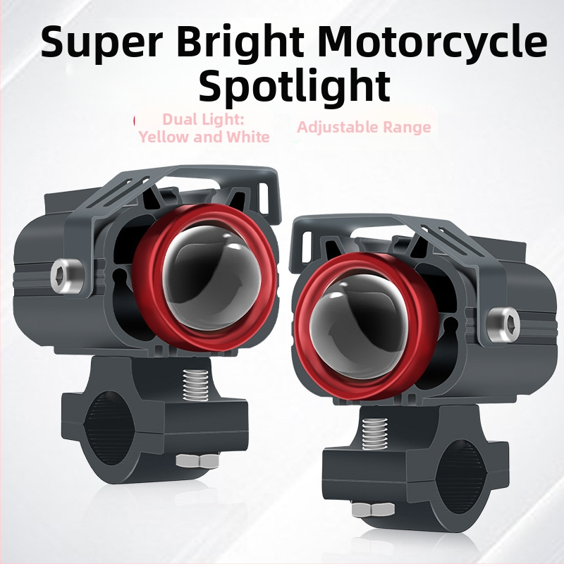 Φακός LED μοτοσικλέτας, 40W, 5000+ lm, 12–80V, αεροπορικό αλουμίνιο περίβλημα, μοντέλο T12