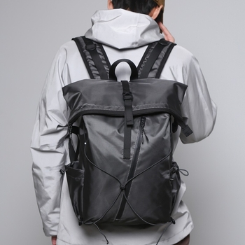Uniszex húzózsinóros hátizsák kültéri utazásokhoz, 20–35 L, 15 hüvelykes laptop számára