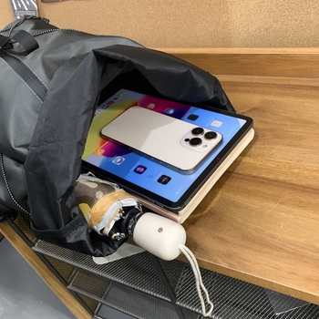 Unisex Σακίδιο Πλάτης — Κλείσιμο με Κορδόνι, Για Υπαίθριες Διαδρομές, Χωρητικότητα 20–35 L, Θήκη για 15-ιντσών Laptop, Oxford Ύφασμα