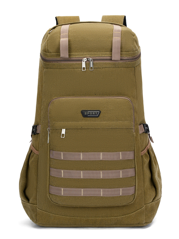 Pārgājienu mugursoma - audums, paplašināms, universāla, ģeometrisks raksts, poliestera oderē