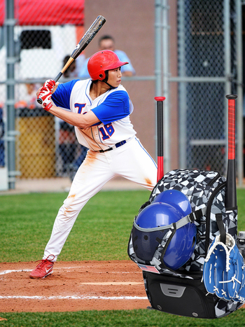 Baseball ir Softbolo įrangos kuprinė – atspari vandeniui, didelė talpa, sausas/drėgnas atskyrimas, kvėpuojanti, oro pagalvėlės pečių dirželiai