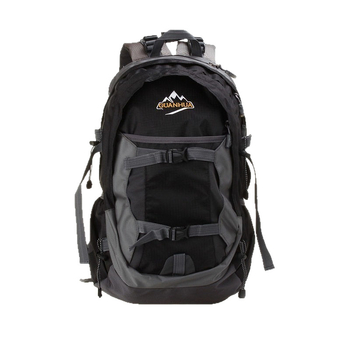 Pārgājienu mugursoma no izturīga Oxford auduma, lielas ietilpības, ūdens atgrūdoša, plecu siksnas ar gaisa spilveniem