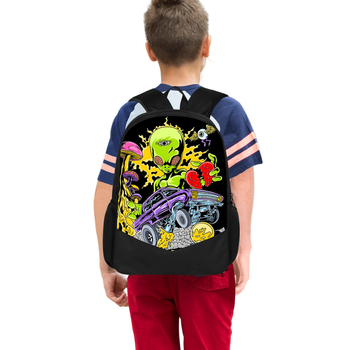 Учебна раница за деца – полиестер, дишаща и износоустойчива, облекчава натоварването, презрамки с въздушна възглавница (Полиестер; дишаща; износоустойчивост; облекчаване на натоварването; презрамки с въздушна възглавница)