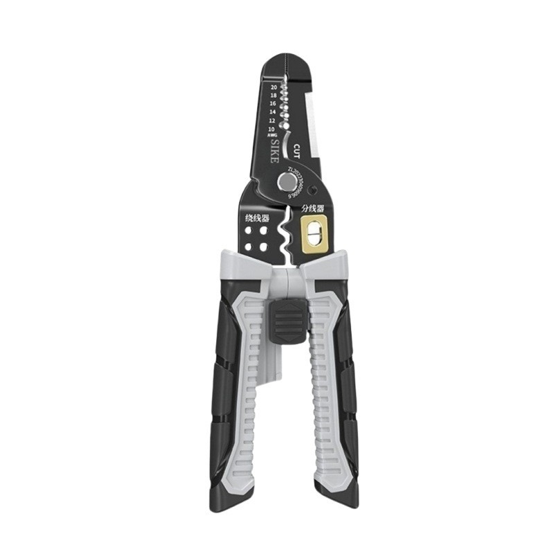 Industrijske razine višenamjerne elektrikarske kliješta za skidanje izolacije žica, rezanje žica i krimpanje, s vrhom tipa, težina 0,185