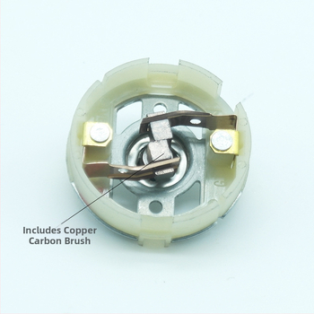 Κινητήρας τρυπανιού 12V με RS550, βούρτσες άνθρακα και υποδοχή βούρτσας