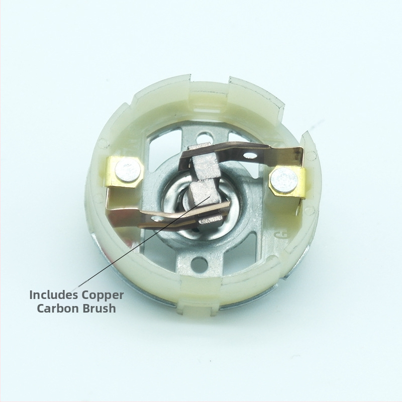 12V мотор за бормашина RS550, с въглеродни четки и държател на четките