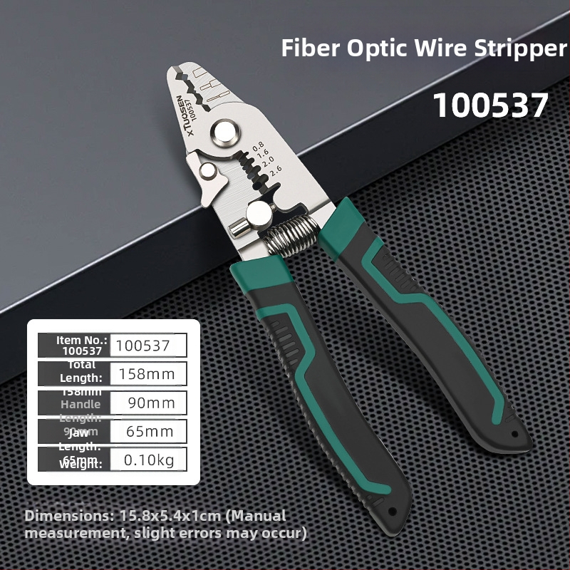 Višestruki alat za optička vlakna – uklanjanje izolacije, hvatanje, rezanje i oblikovanje, s oštrim vrhom