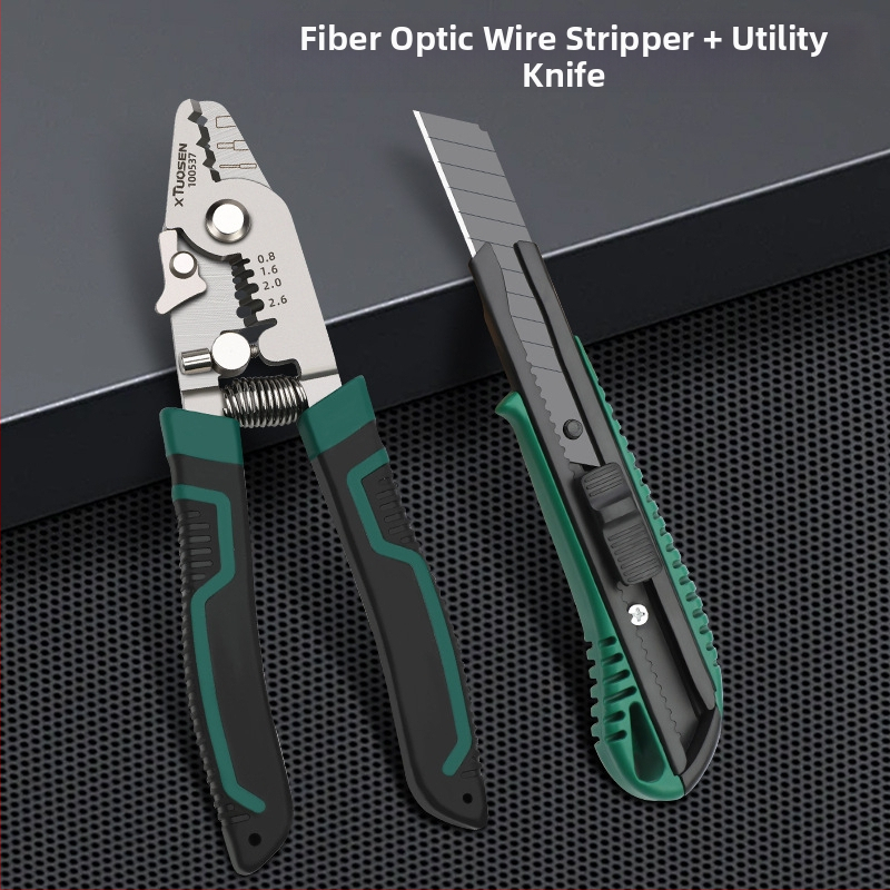 Višestruki alat za optička vlakna – uklanjanje izolacije, hvatanje, rezanje i oblikovanje, s oštrim vrhom
