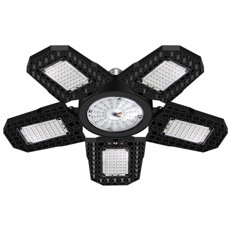 LED φως ανάπτυξης φυτών με φάσμα κόκκινο-μπλε, αναδιπλούμενος σχεδιασμός, 216/252/288 LED, είσοδος AC100-277V, περίβλημα ABS+PC, βάρος 295 g