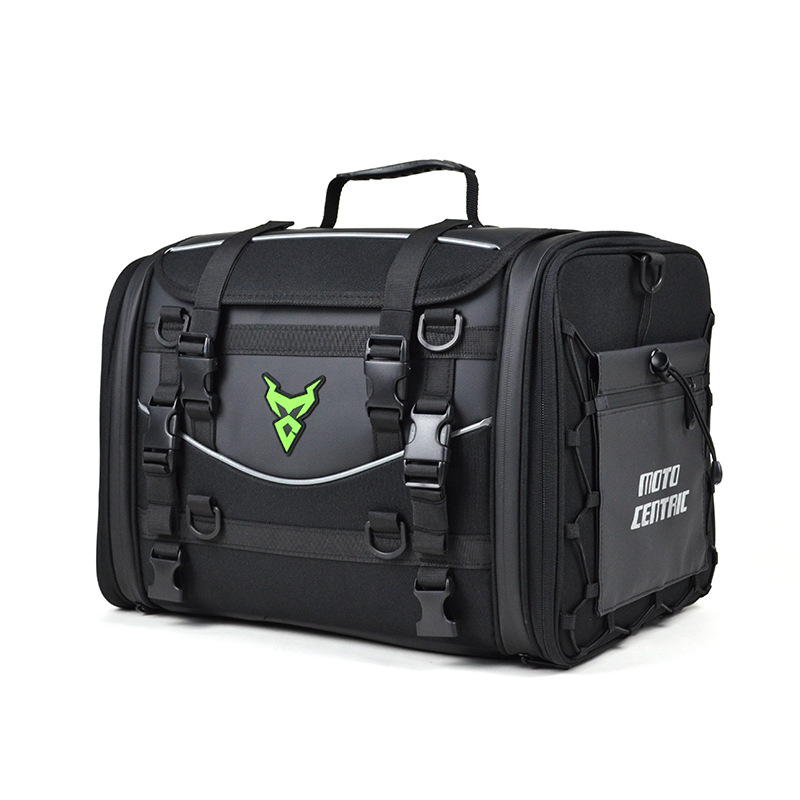 MOTOCENTRIC Knight στιλ τσάντα για το πίσω κάθισμα μοτοσικλέτας 0125 Touring Tail Bag — Αδιάβροχη, Μεγάλη χωρητικότητα, Πολυλειτουργική αποθήκευση ταξιδιού